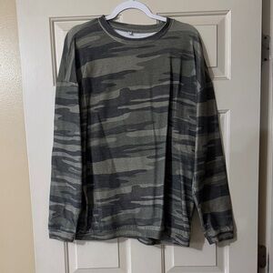 Men's Camouflage Long Sleeve Shirt